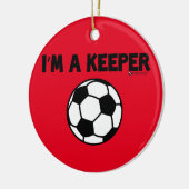 IK BEN EEN KEEPER SOCCER ORNAMENT (Links)