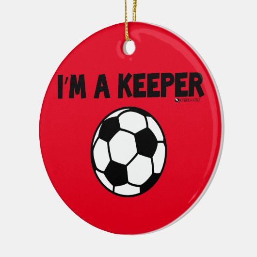 IK BEN EEN KEEPER SOCCER ORNAMENT (Links)