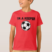 IK BEN EEN KEEPER SOCCER T-SHIRT (Voorkant)