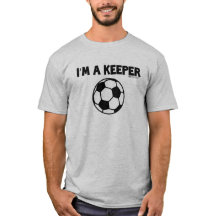 IK BEN EEN KEEPER SOCCER T-SHIRT