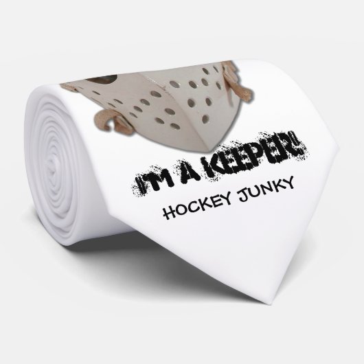 IK BEN EEN KEEPER! STROPDAS (Opgerold)