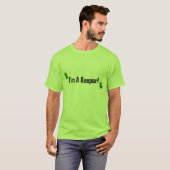 Ik ben een Keeper T-shirt (Voorkant volledig)