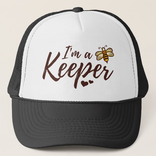 Ik ben een keeper trucker pet (Voorkant)