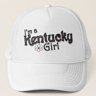 Ik ben een Kentucky Girl, een Bloem Dames Baseball Trucker Pet