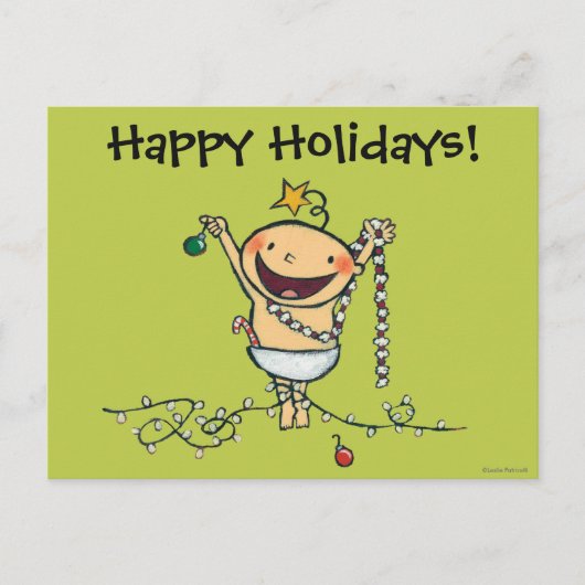 Ik ben een kerstboom! feestdagenkaart (Voorkant)