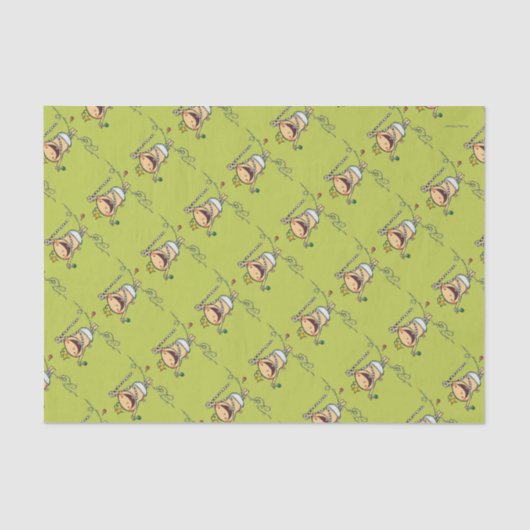 Ik ben een kerstboom! tissuepapier (Voorkant)