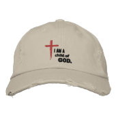 Ik ben een Kind Gods geborduurd Pet (Voorkant)