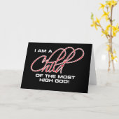 Ik ben een kind van de hoogste God - Osteen Kaart (Gele Bloem)