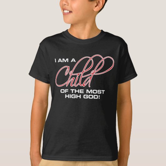 Ik ben een kind van de hoogste God - Osteen T-shirt (Voorkant)