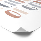 Ik ben een kind van God Boho Kinder Room Decor Poster (Hoek)