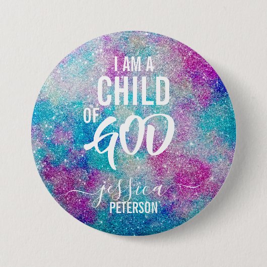 "IK BEN EEN KIND VAN GOD" Button Pin (Voorkant)