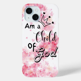 Ik ben een kind van God | Christelijke Bijbelvers iPhone 15 Case