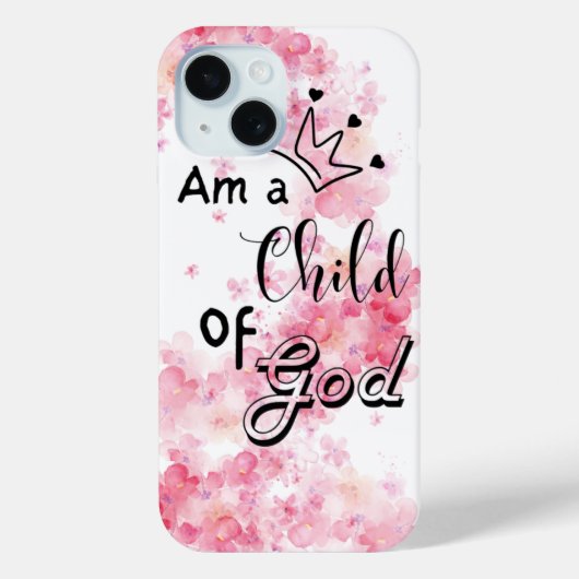 Ik ben een kind van God | Christelijke Bijbelvers  Case-Mate iPhone Case (Achterkant)