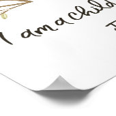 Ik ben een kind van God, Kinder Bijbelverse, Schri Poster (Hoek)