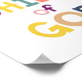 Ik ben een kind van God Kinder Christelijke Religi Poster (Hoek)