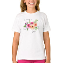 Ik ben een kind van God meisjes shirt