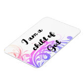 Ik ben een kind van God, pasteel Vourish Magnet Magneet (Linkerzijde)