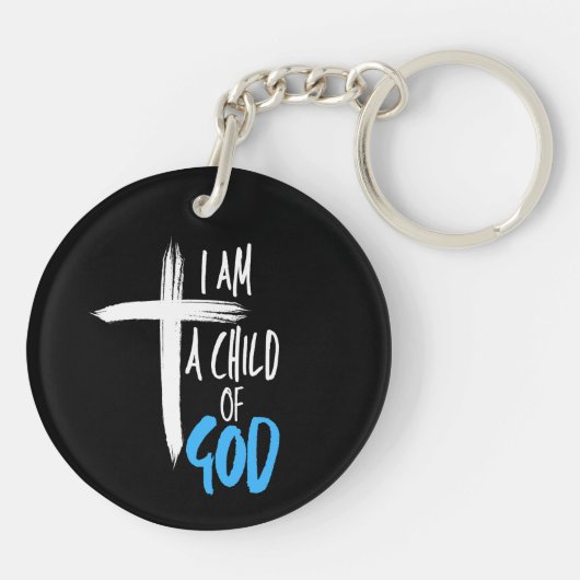 Ik ben een kind van God Sleutelhanger (Achterkant)