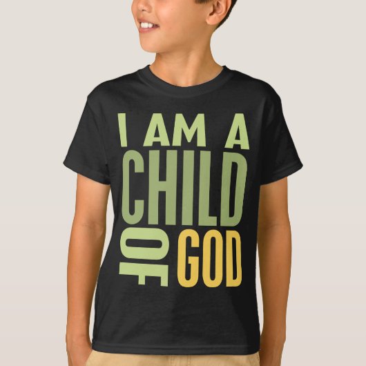 Ik ben een kind van God T-shirt (Voorkant)