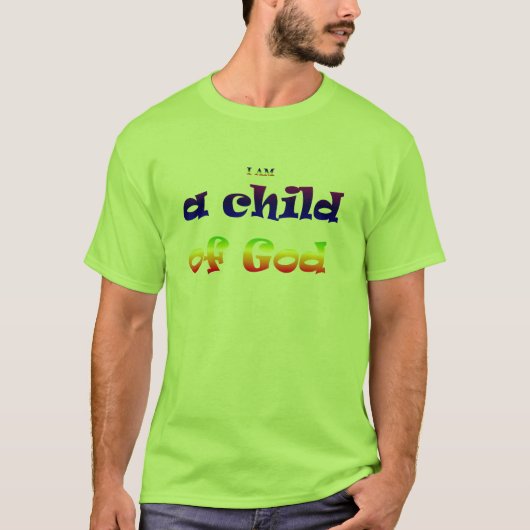 Ik ben een kind van God T-shirt (Voorkant)
