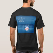 Ik ben een kind voor Obama. T-shirt (Achterkant)
