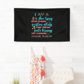 Ik Ben Een Kinderdagverblijf Lerares Spandoek (Insitu)