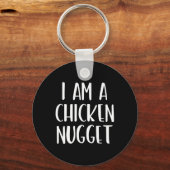 Ik ben een kip Nugget Halloween... ik ben gewoon k Sleutelhanger (Voorkant)