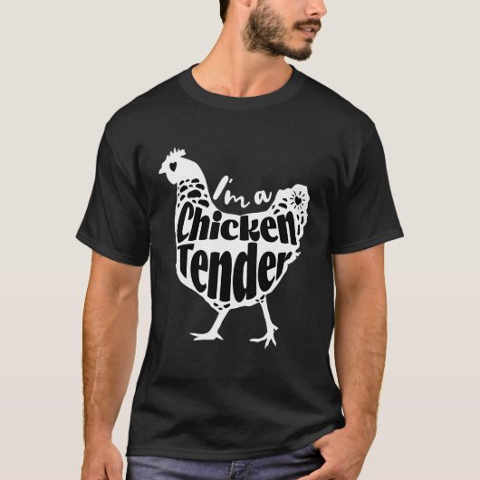 Ik ben een kip teder grappige ei dealer kip liefde t-shirt (Voorkant)