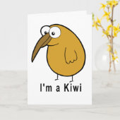 Ik ben een Kiwi Kaart (Gele Bloem)