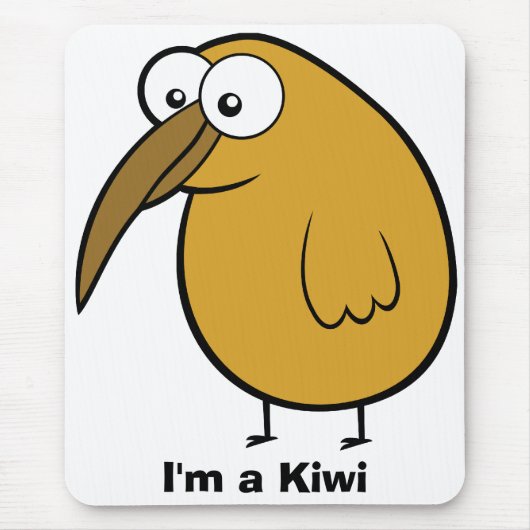Ik ben een Kiwi Muismat (Voorkant)