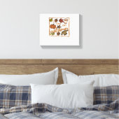 Ik ben een klassiek herfstshirt canvas afdruk (Insitu (Slaapkamer))