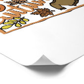 Ik ben een klassiek herfstshirt poster (Hoek)