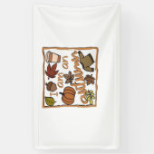 Ik ben een klassiek herfstshirt spandoek (Verticaal)