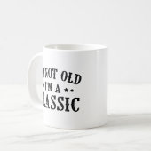 Ik ben een klassieker koffiemok (Voorkant links)