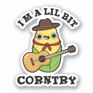 Ik ben een klein beetje grappig land. sticker