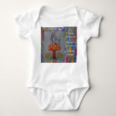 Ik ben een klein konijntje romper (Voorkant)