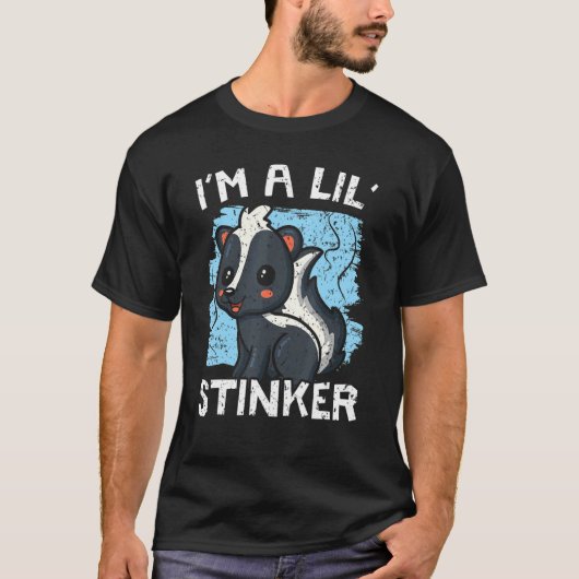 Ik ben een klein stinkerd wild dier das fluisteraa t-shirt (Voorkant)
