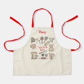 Ik ben een kleine Baker Kinderen Schort (Voorkant)