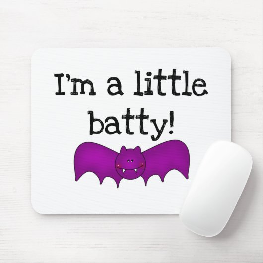 Ik ben een kleine Batty Muismat (Met muis)