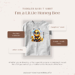 Ik ben een Kleine Bij Peuter/Baby T-Shirt