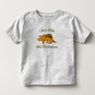 Ik ben een kleine broedersaurus kinder shirts