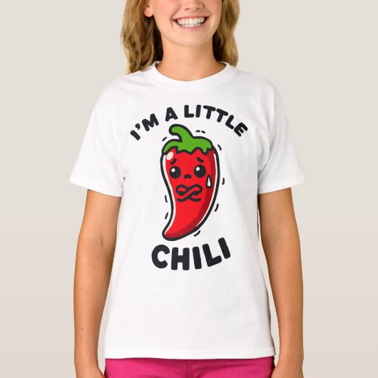 Ik ben een kleine chili pikante peper t-shirt (Voorkant)