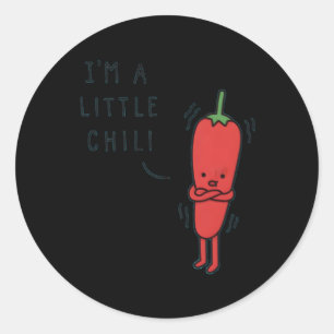 Ik ben een kleine chili ronde sticker