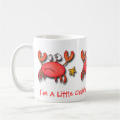Ik ben een kleine Crabby. Koffiemok (Links)