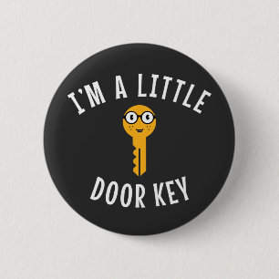 Ik ben een kleine deursleutel ronde button 5,7 cm