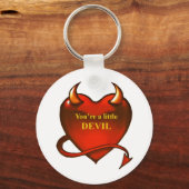 Ik ben een kleine duivel sleutelhanger (Voorkant)