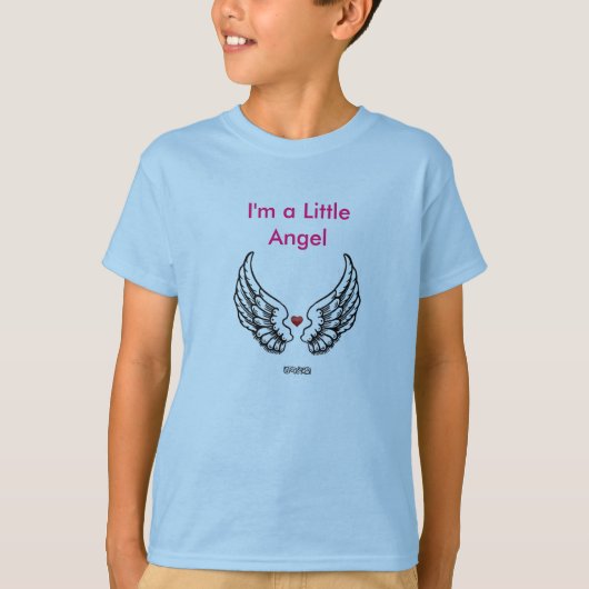 Ik ben een kleine engel t-shirt (Voorkant)