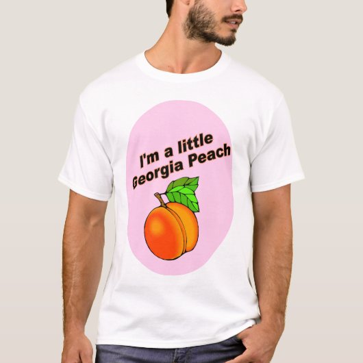 Ik ben een kleine Georgia Peach T-shirt (Voorkant)