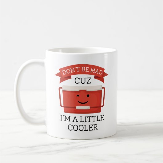 Ik ben een kleine koeler koffiemok (Links)