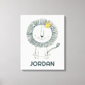 Ik ben een kleine koning canvas afdruk (Voorkant)